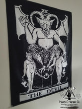Load image into Gallery viewer, The Devil Tarot Tapestry
