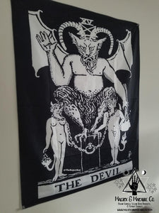 The Devil Tarot Tapestry