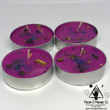 Load image into Gallery viewer, Manifest Your Dreams Tea Lights: Magickal Tealights for Spiritual Power, Manifestation &amp; Meditation
