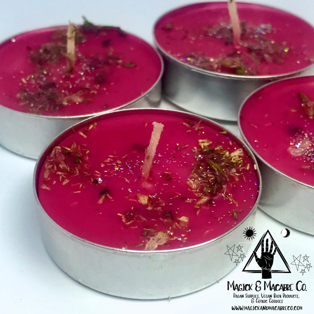 Cha Ching Goes The Money Tree Tea Lights