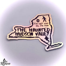 Load image into Gallery viewer, Haunted Hudson Valley Holographic Sticker
