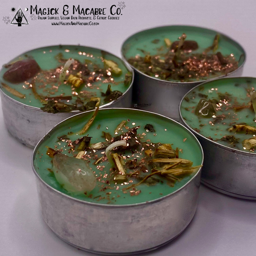 Valkyrie Spell Tea Lights: Strength, Shadow Work, Growth