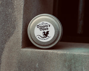 Dragon's Blood Soy Wax Candle (4oz Tin)