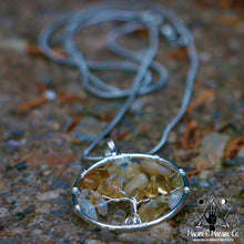 Load image into Gallery viewer, Citrine Tree Of Life Necklace
