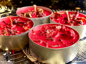 Dark Seduction Tea Lights: Dark Deities, Overpowering Enemies, Domination & Lust