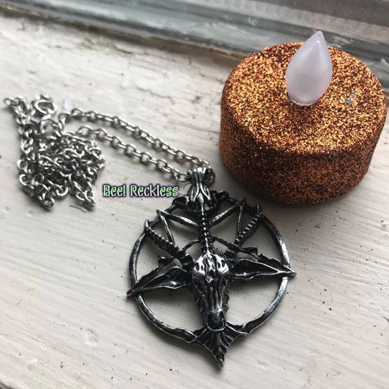 Baphomet Charm Necklace