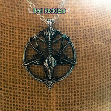 Load image into Gallery viewer, Baphomet Charm Necklace
