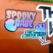 Load image into Gallery viewer, Haunted Hudson Valley Holographic Sticker
