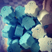 Load image into Gallery viewer, Funeral Parlor Bath Bomb Ghosts: Mixed Flower Scented
