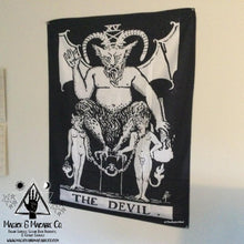 Load image into Gallery viewer, The Devil Tarot Tapestry
